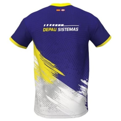 Camiseta Depau Team de tejido tecnico - Talla M