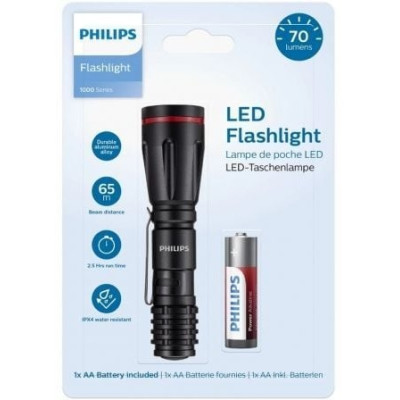 Linterna Philips SFL1000P/ 70 Lúmenes/ 1 pilas *AA