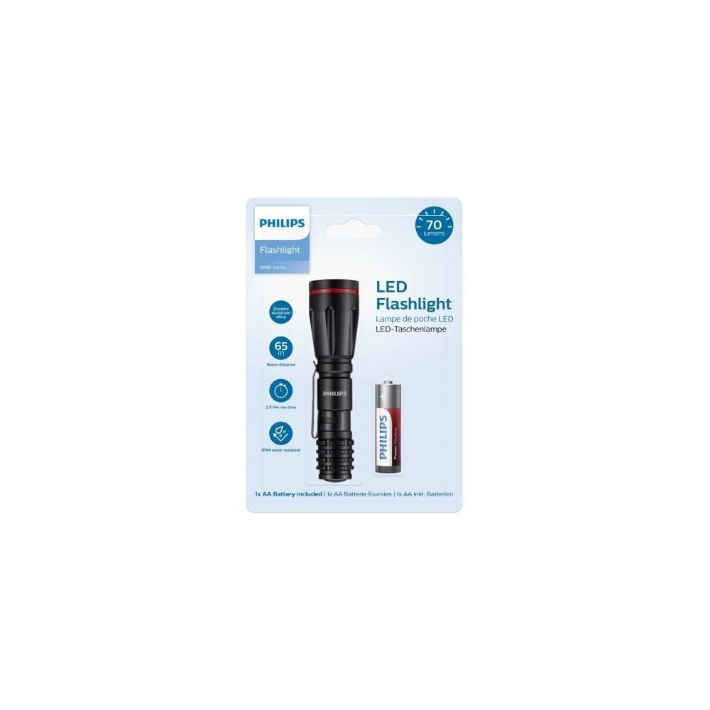 Linterna Philips SFL1000P/ 70 Lúmenes/ 1 pilas *AA