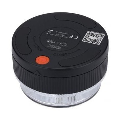 Luz baliza de emergencia para coche SOS Road Connected EL2024 V16/ Homologada/ Base Imantada/ Geolocalizable/ Funciona a Pilas
