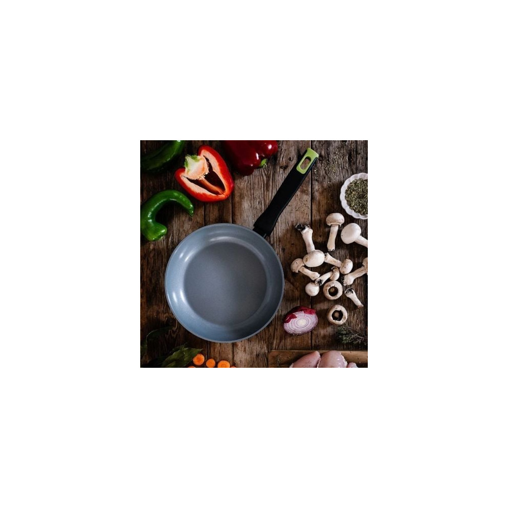 Sartén Monix Eco Nature M261218/ Ø18cm/ Aluminio forjado/ Apta para Inducción
