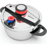 Olla a Presión Orbegozo HP 4200/ 4L/ Acero Inoxidable/ Apta para Inducción