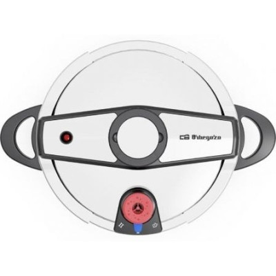 Olla a Presión Orbegozo HP 4200/ 4L/ Acero Inoxidable/ Apta para Inducción