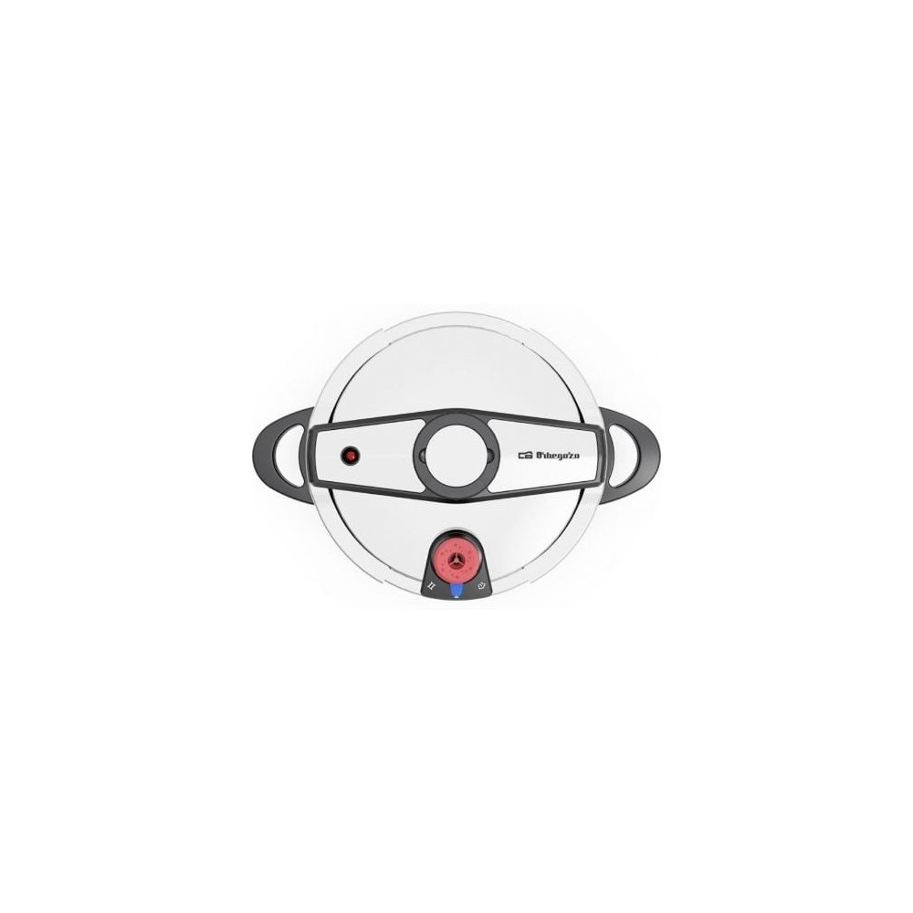 Olla a Presión Orbegozo HP 4200/ 4L/ Acero Inoxidable/ Apta para Inducción