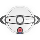 Olla a Presión Orbegozo HP 4200/ 4L/ Acero Inoxidable/ Apta para Inducción