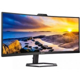 Monitor Profesional Ultrapanorámico Curvo Philips 34E1C5600HE 34'/ WQHD/ Webcam/ Multimedia/ Regulable en altura/ Negro