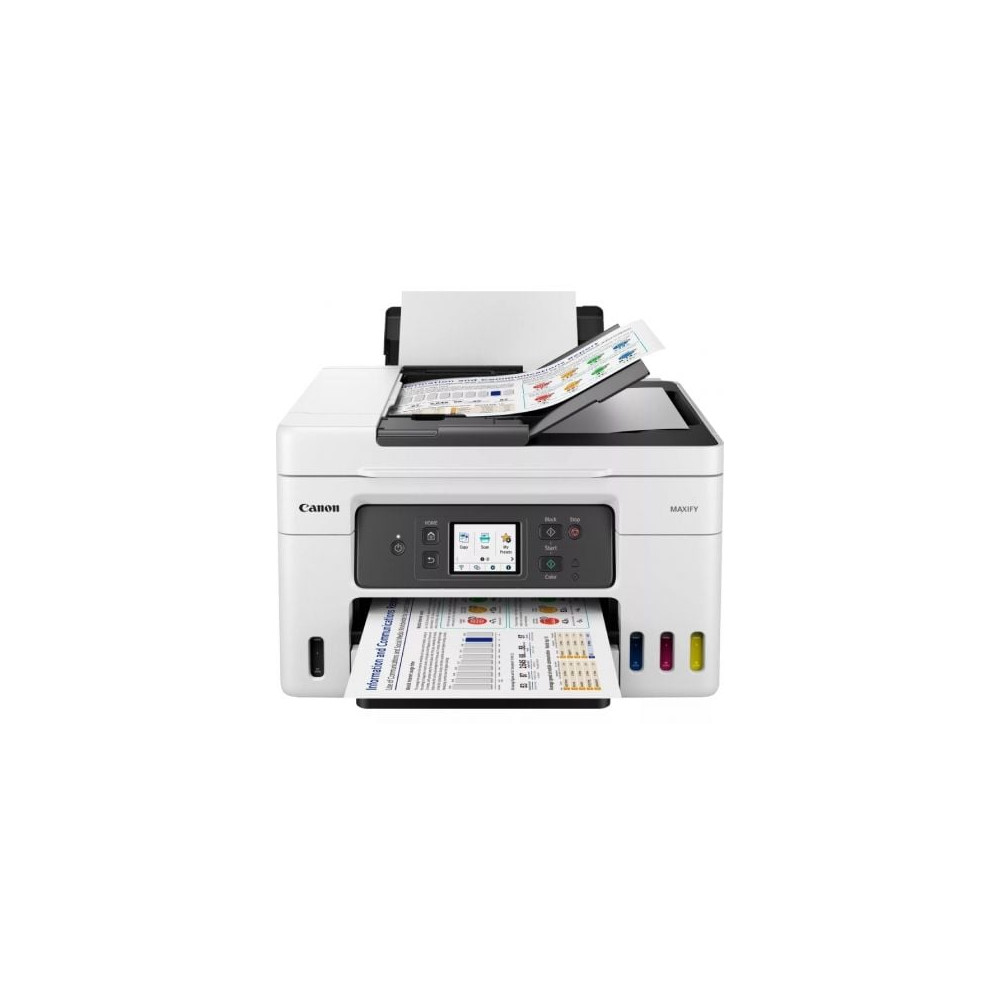 Multifunción Recargable Canon MAXIFY GX4050 MegaTank WiFi/ Fax/ Dúplex/ Blanca