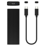 Caja Externa para Disco SSD M.2 NVMe Aisens ASM2-022B/ USB 3.2/ Sin tornillos
