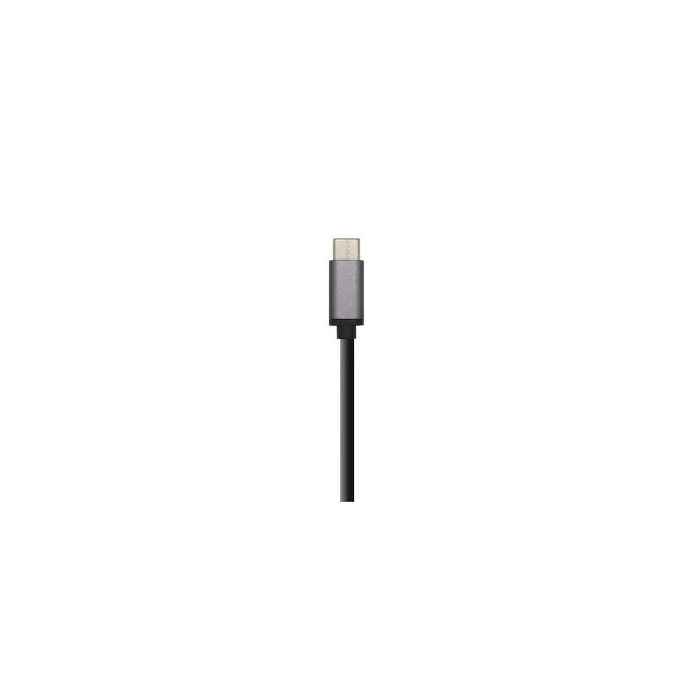 Hub USB Tipo-C Aisens A109-0403/ 4xUSB/ Gris