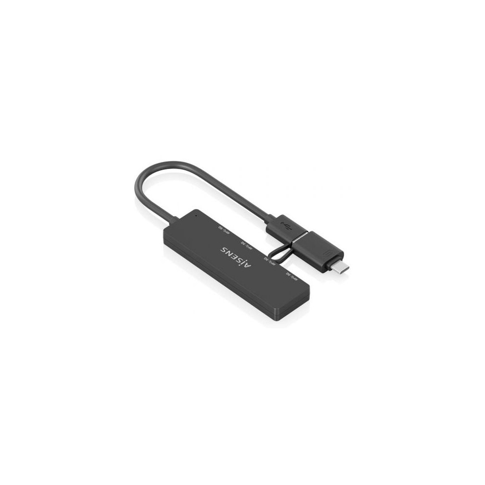 Hub USB Tipo-C + USB 3.1 Aisens A109-0987/ 4xUSB