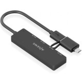 Hub USB Tipo-C + USB 3.1 Aisens A109-0987/ 4xUSB
