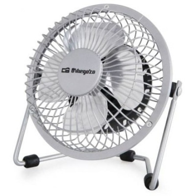 Ventilador de Sobremesa Orbegozo PW 1025/ 2.5W/ 4 Aspas/ 1 Velocidad