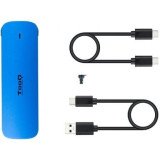 Caja Externa para Disco SSD M.2 NVMe TooQ TQE-2201BL/ USB 3.1 Gen1/ Sin tornillos