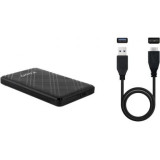 Caja Externa para Disco Duro de 2.5' TooQ TQE-2500B/ USB 3.1/ Sin Tornillos