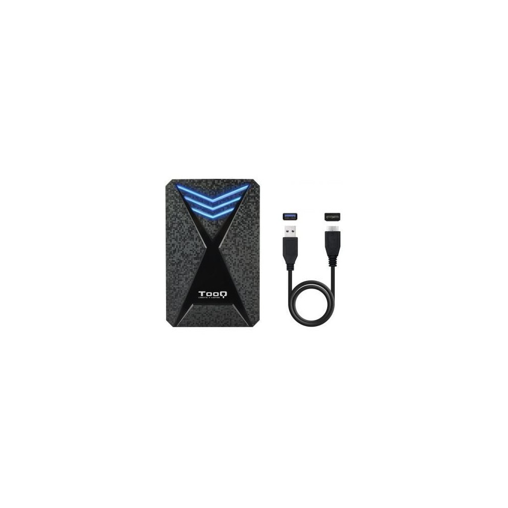 Caja Externa Gaming para Disco Duro de 2.5' TooQ TQE-2550BL/ USB 3.1/ Sin tornillos