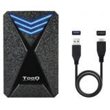Caja Externa Gaming para Disco Duro de 2.5' TooQ TQE-2550BL/ USB 3.1/ Sin tornillos