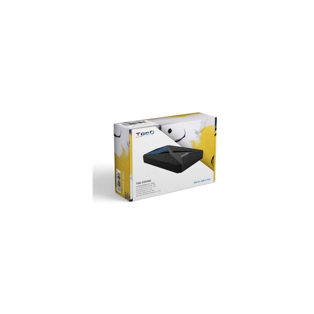 Caja Externa Gaming para Disco Duro de 2.5' TooQ TQE-2550BL/ USB 3.1/ Sin tornillos