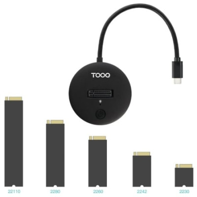 Docking Station para SSD M2 SATA/NVMe TooQ TQDS-100B