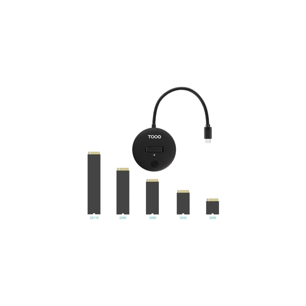 Docking Station para SSD M2 SATA/NVMe TooQ TQDS-100B