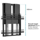 Soporte de Pared TooQ LPHA7090 para Pantallas Interactivas de 70-90'/ hasta 55kg