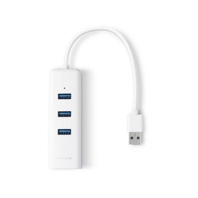 Hub USB 3.0 TP-Link UE330/ 3xUSB/ 1xRJ45/ Blanco
