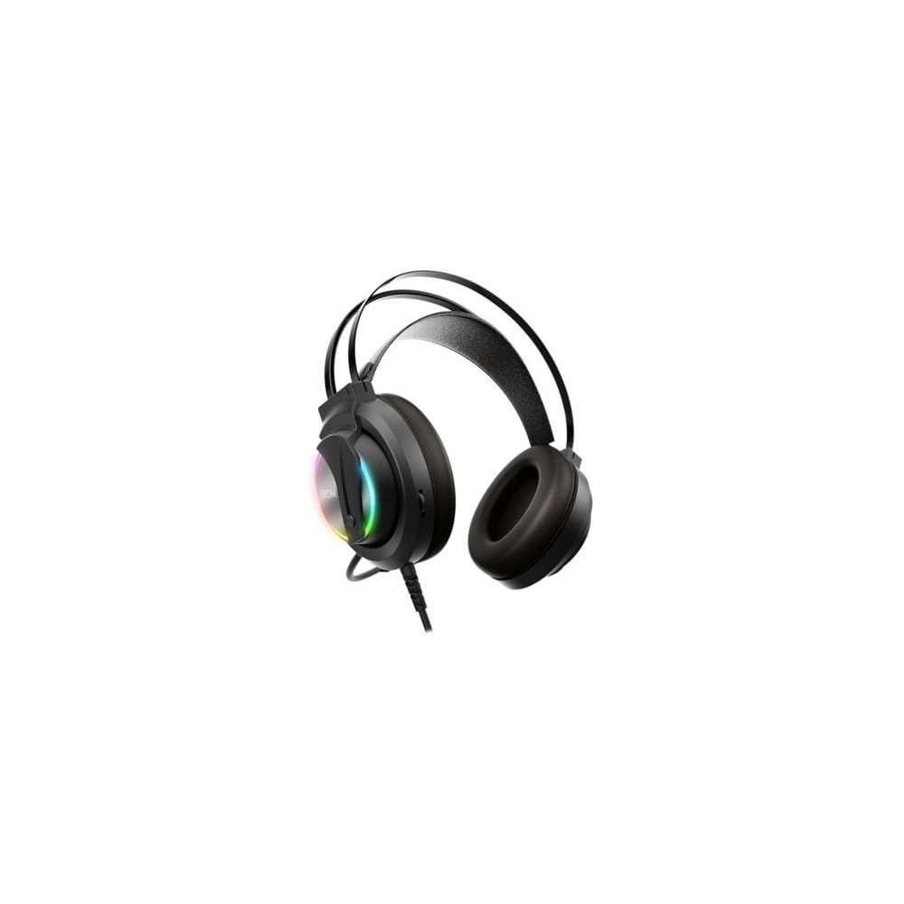 Auriculares Gaming con Micrófono Krom Kappa/ Jack 3.5/ USB 2.0/ Negros