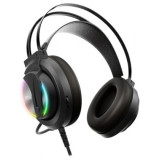 Auriculares Gaming con Micrófono Krom Kappa/ Jack 3.5/ USB 2.0/ Negros