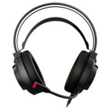 Auriculares Gaming con Micrófono Krom Kappa/ Jack 3.5/ USB 2.0/ Negros