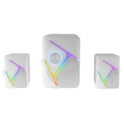 Altavoces Mars Gaming MS-H21/ 35W/ 2.1/ Blancos