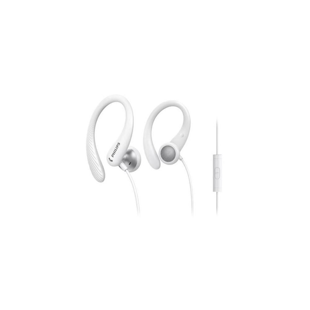 Auriculares Deportivos Philips TAA1105WT/ con Micrófono/ Jack 3.5/ Blancos
