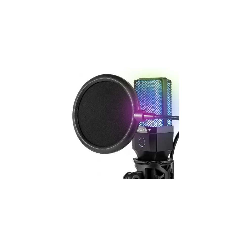 Micrófono Woxter Mic Studio 65 RGB/ USB 2.0