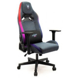 Silla Gaming Woxter Stinger Station Elite/ Luces LED/ Azul y Rosa