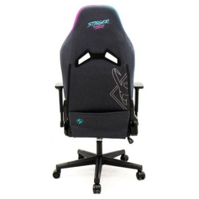 Silla Gaming Woxter Stinger Station Elite/ Luces LED/ Azul y Rosa