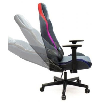 Silla Gaming Woxter Stinger Station Elite/ Luces LED/ Azul y Rosa