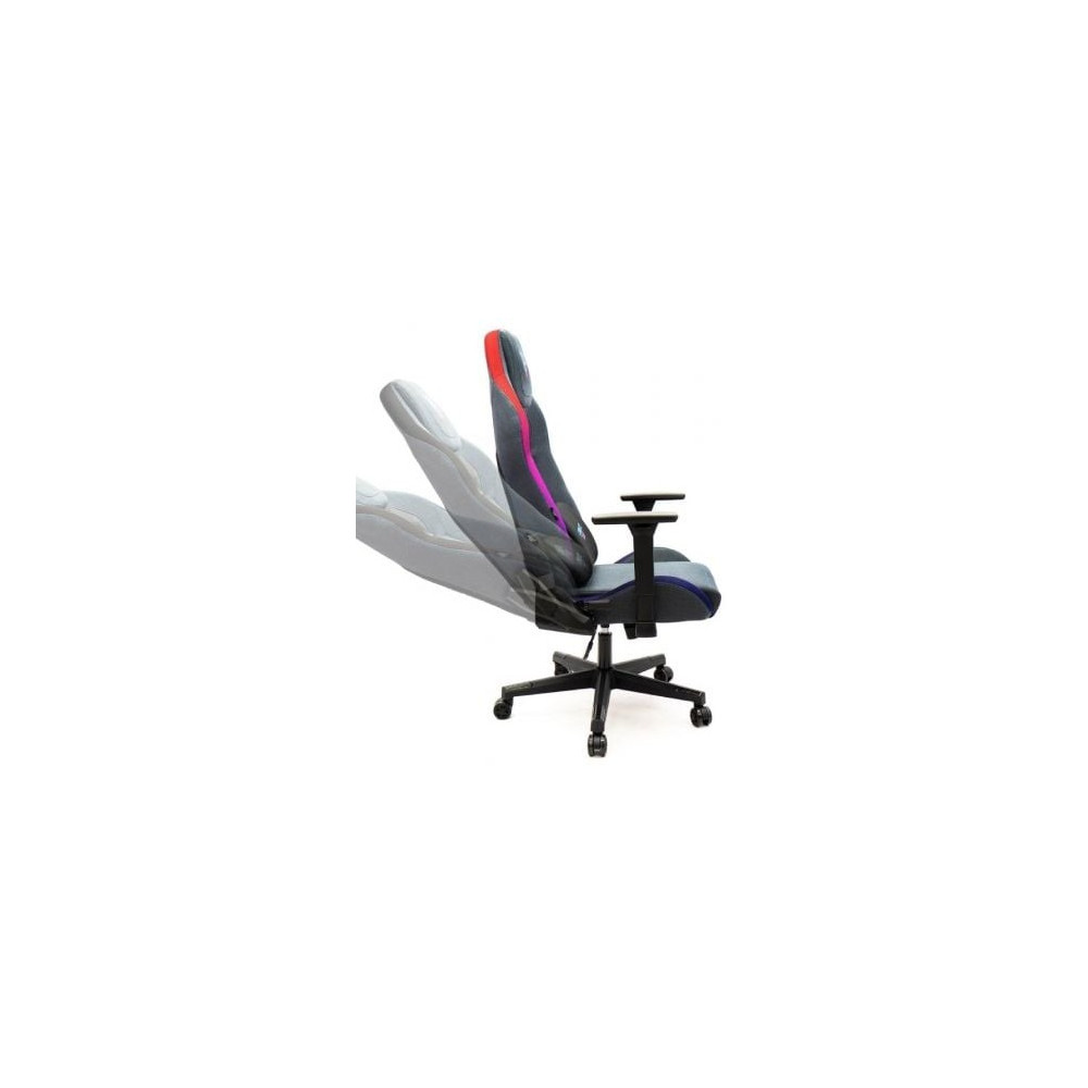 Silla Gaming Woxter Stinger Station Elite/ Luces LED/ Azul y Rosa