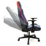 Silla Gaming Woxter Stinger Station Elite/ Luces LED/ Azul y Rosa