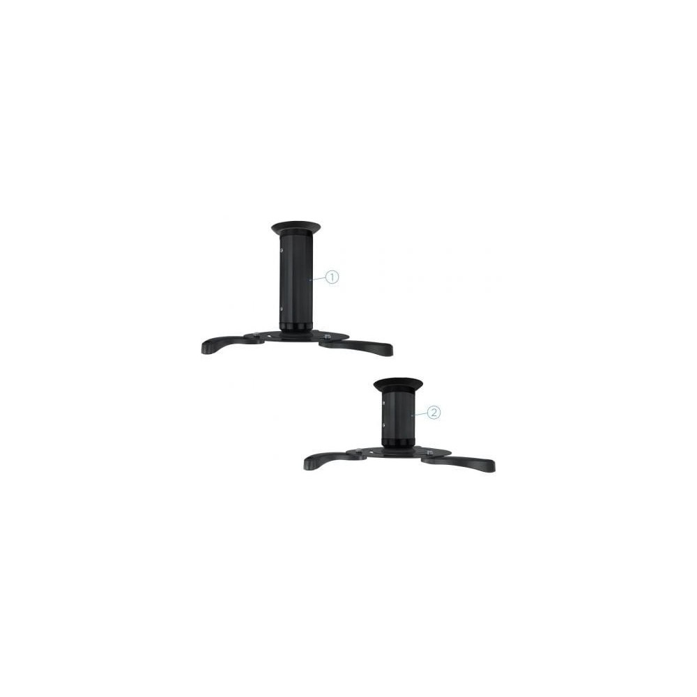 Soporte de Techo para Proyector TooQ PJ1010TN-B/ Inclinable/ Giratorio/ hasta 10kg