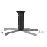 Soporte de Techo para Proyector TooQ PJ1010TN-B/ Inclinable/ Giratorio/ hasta 10kg