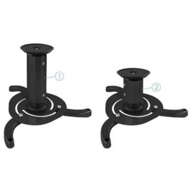Soporte de Techo para Proyector TooQ PJ1010TN-B/ Inclinable/ Giratorio/ hasta 10kg
