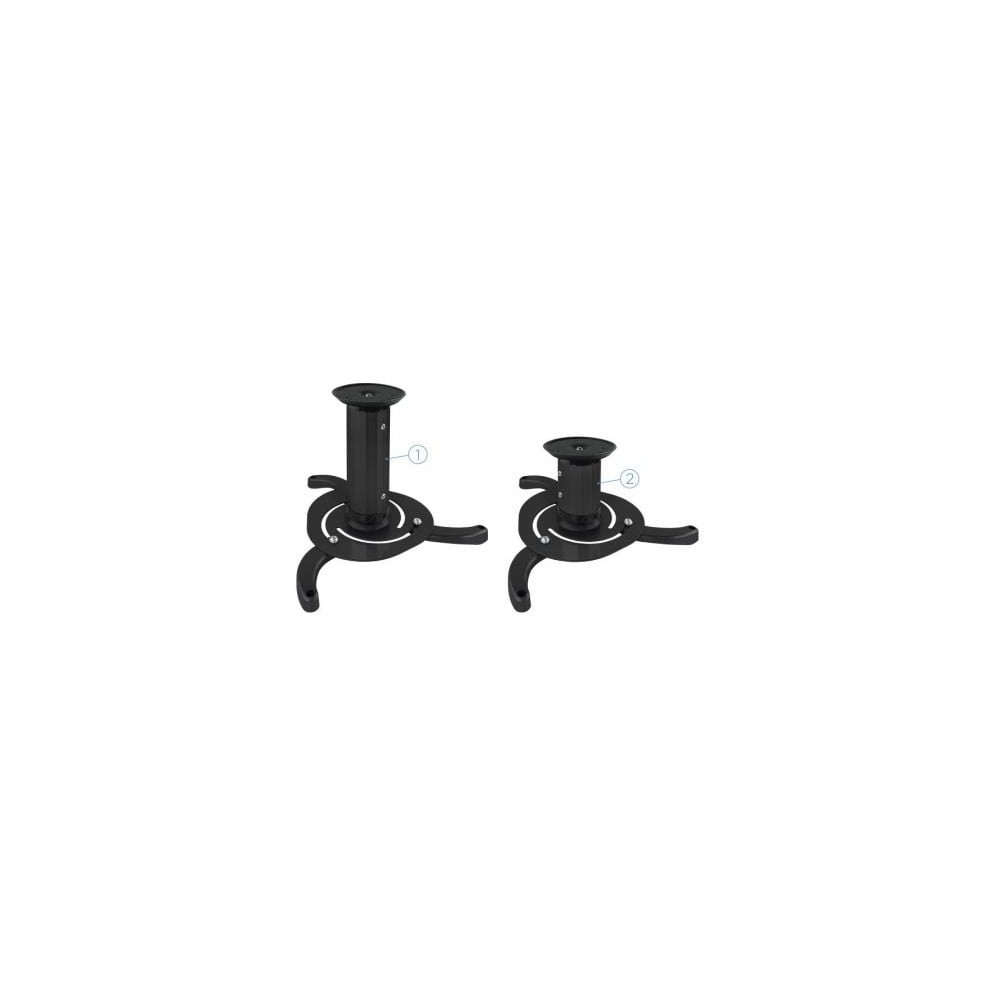 Soporte de Techo para Proyector TooQ PJ1010TN-B/ Inclinable/ Giratorio/ hasta 10kg