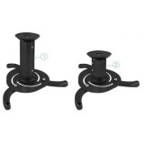 Soporte de Techo para Proyector TooQ PJ1010TN-B/ Inclinable/ Giratorio/ hasta 10kg