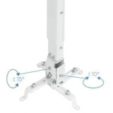 Soporte de Techo para Proyector TooQ PJ2012T-W/ Inclinable/ hasta 20kg