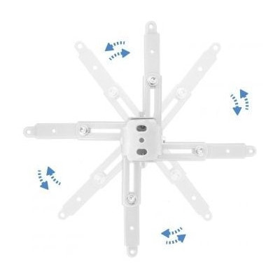 Soporte de Techo para Proyector TooQ PJ2012T-W/ Inclinable/ hasta 20kg
