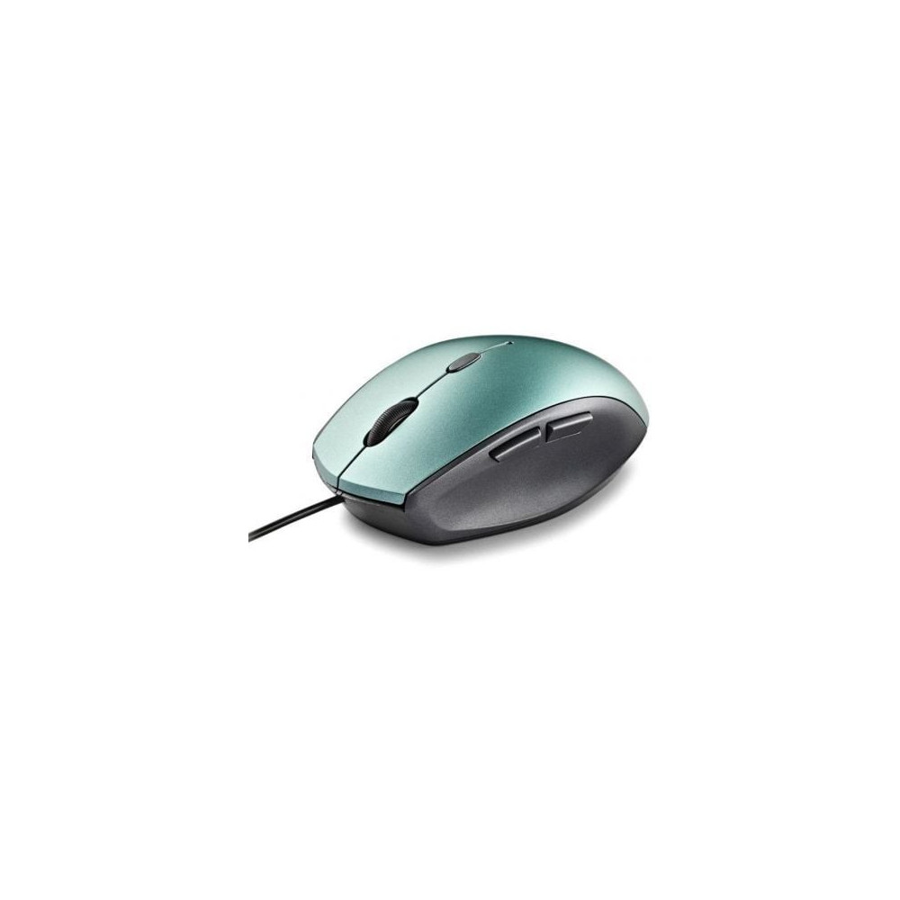Ratón Ergonómico NGS Moth Ice/ Hasta 1600 DPI/ Verde Hielo