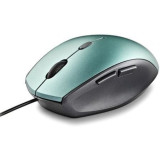 Ratón Ergonómico NGS Moth Ice/ Hasta 1600 DPI/ Verde Hielo