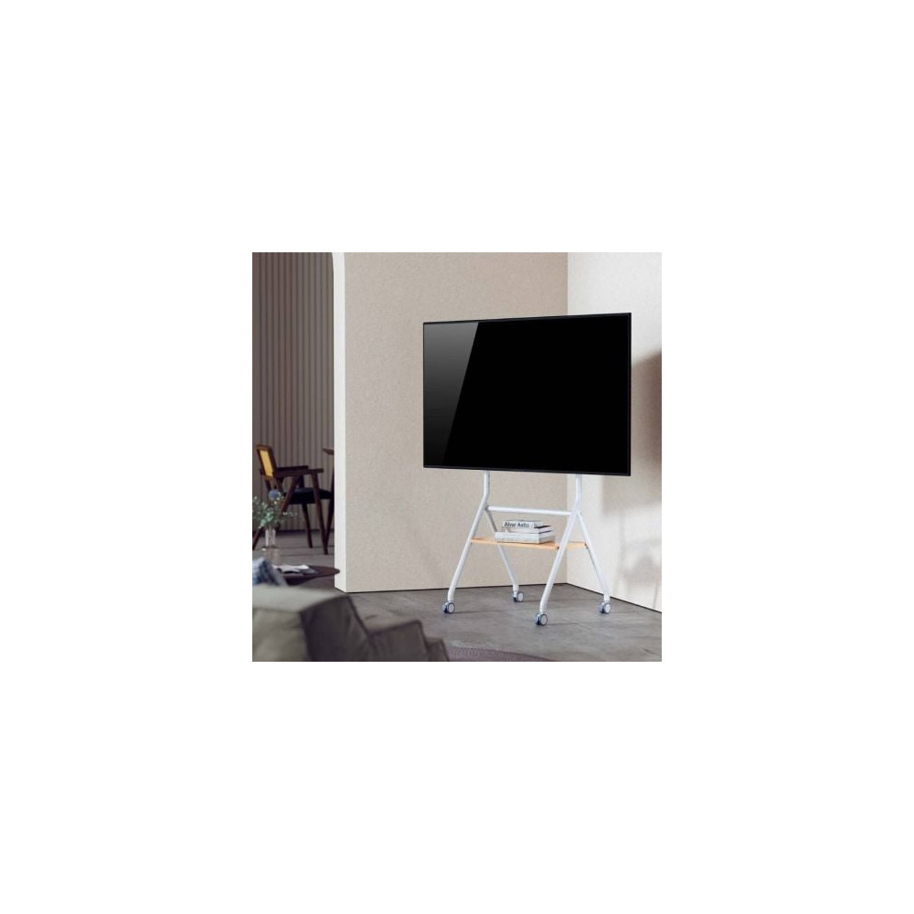 Soporte de Suelo con Ruedas Aisens FT86FE-331 para TV de 37-86'/ hasta 50kg