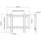 Soporte de Pared Aisens WT42F-157 para TV de 32-42'/ hasta 35kg