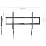 Soporte de Pared Inclinable/ Fijo Aisens WT90T-121 para TV de 37-90'/ hasta 75kg