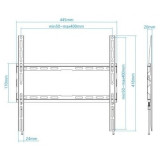 Soporte de Pared Fijo TooQ LP1070F-B para TV de 32-70'/ hasta 45kg