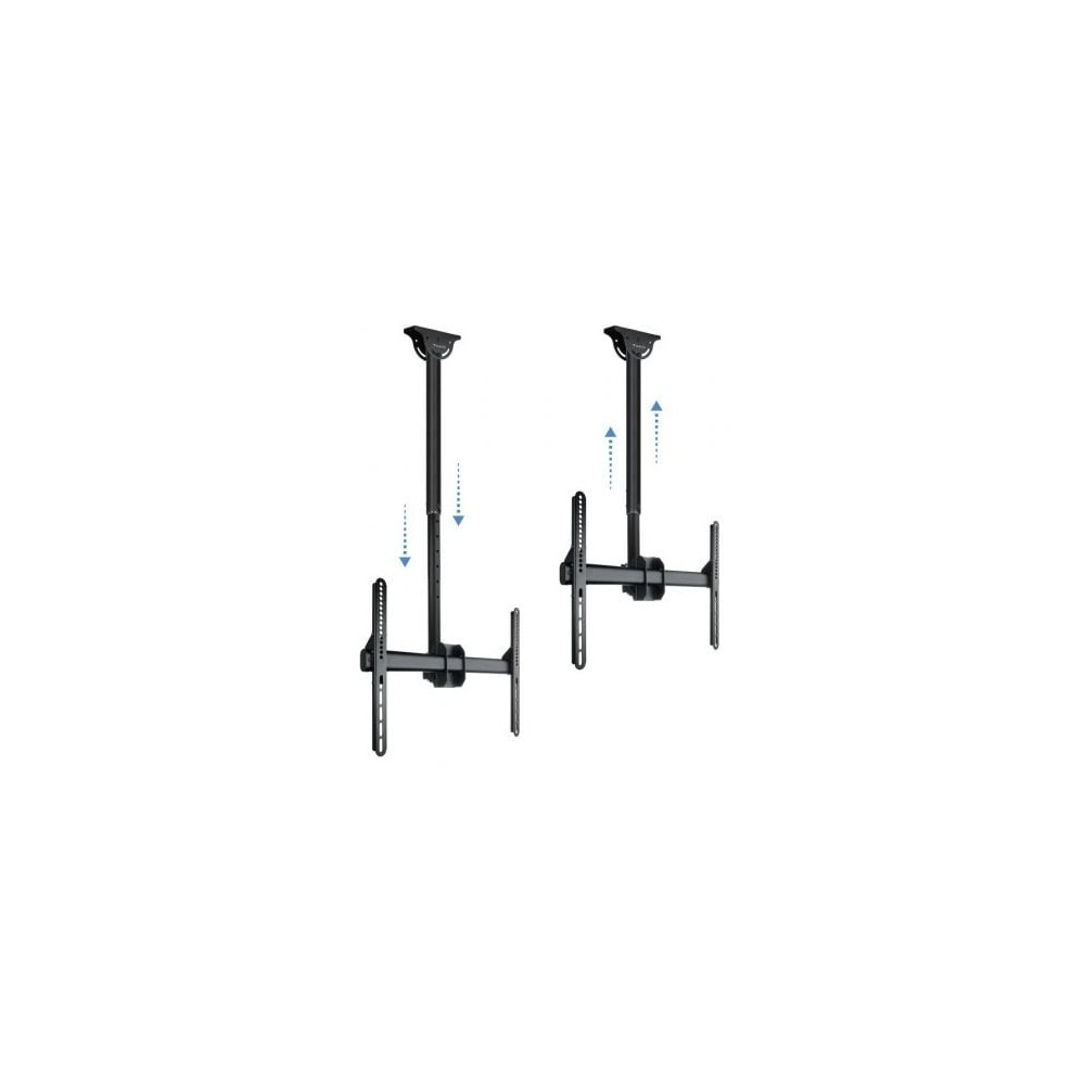 Soporte de Techo Giratorio/ Inclinable/ Nivelable TooQ LPCE1170TSLI-B para TV de 37-70'/ hasta 50kg